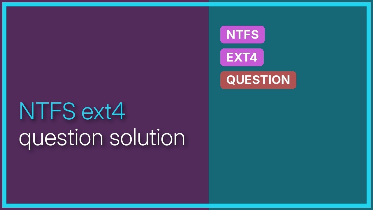 Ubuntu: How to make a drive NTFS from EXT4? - YouTube