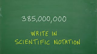 Write 385,000,000 in scientific notation – MUST Know Algebra Skills…