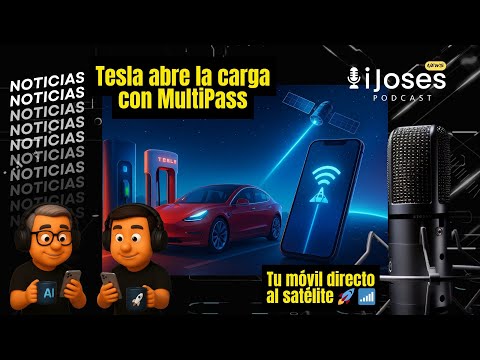 Miniatura de la noticia «Tesla MultiPass: Carga en Terceros + Tu Móvil Directo al Satélite 🚀 📶»