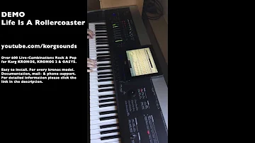 KORG SOUNDS - Life Is A Rollercoaster (in style of Ronan Keating)