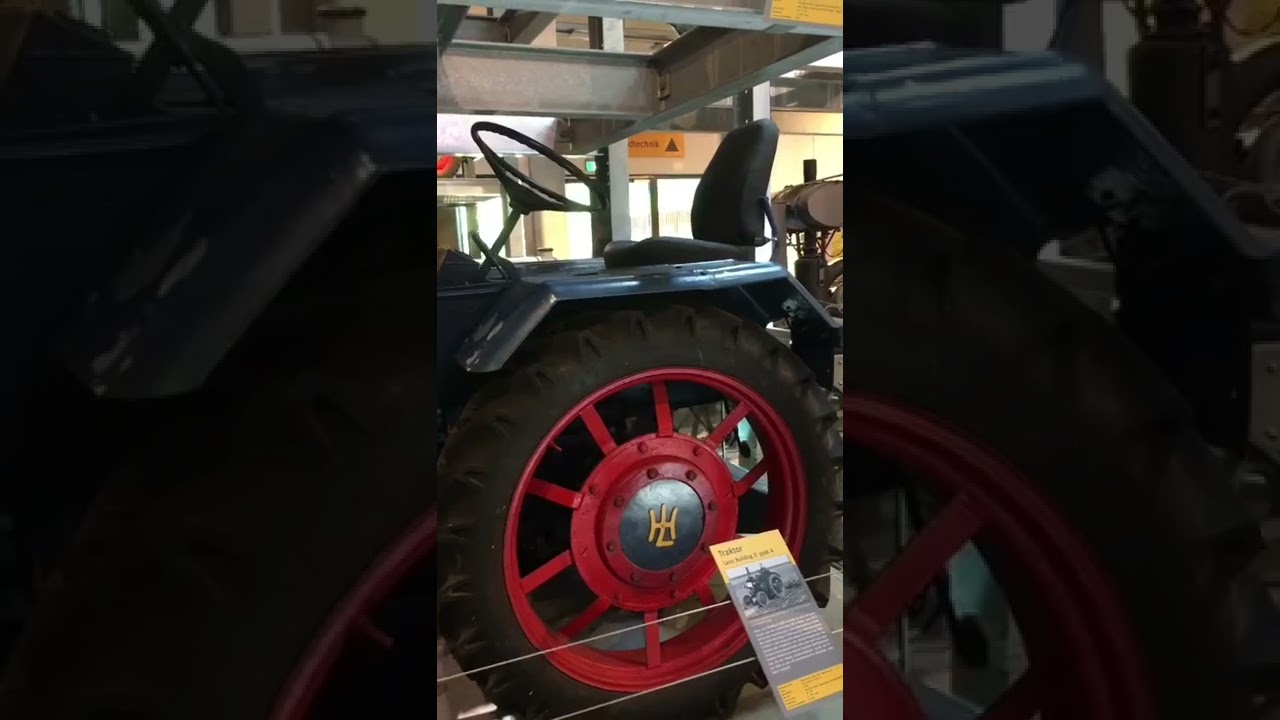 Motor Abtrieb im Museum.