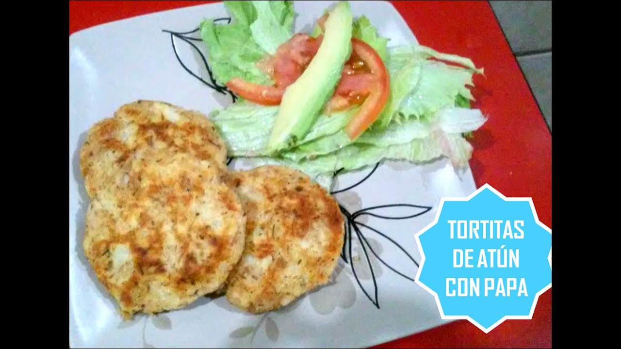 TORTITAS de atun con papa receta facil, rapida y deliciosa YouTube