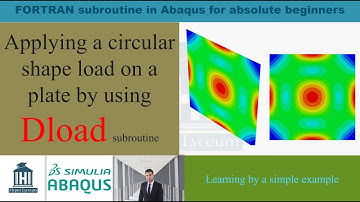 An example for Dload subroutine in Abaqus