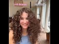 Wavy hair routine versus frizzy hair with LUS BRANDS