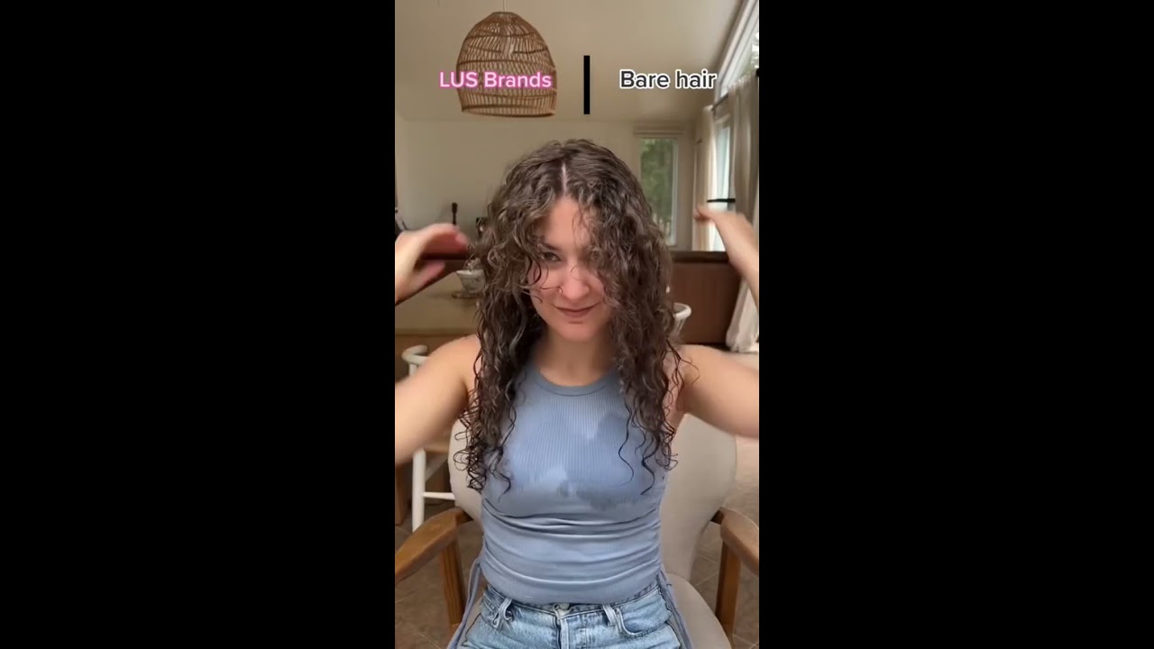 Wavy Hair Routine Versus Frizzy With LUS BRANDS