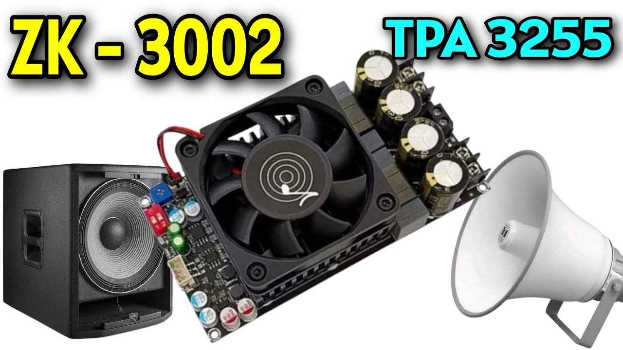 Amplifier ZK-3002 TPA 3255 REVIEW