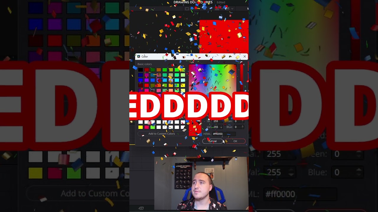 How To Create Dotted Line Shapes In Davinci Resolve #davinciresolve #davinciresolve18