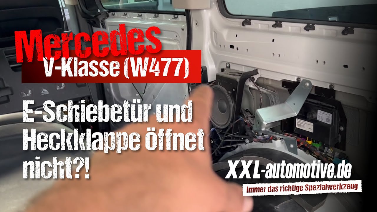 V-Klasse – elektrische Schiebetür geht nicht?! Das könnte der Grund sein. 