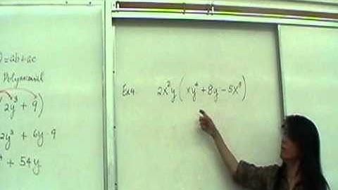 Multiplying Polynomials Part 1: Monomial x Polynomial