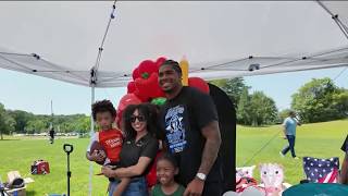 Jihaad Campbell hosts back-to-school event in NJ