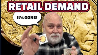 RETAIL DEMAND IS GONE? Current state of GOLD u0026 SILVER markets with SKIP!