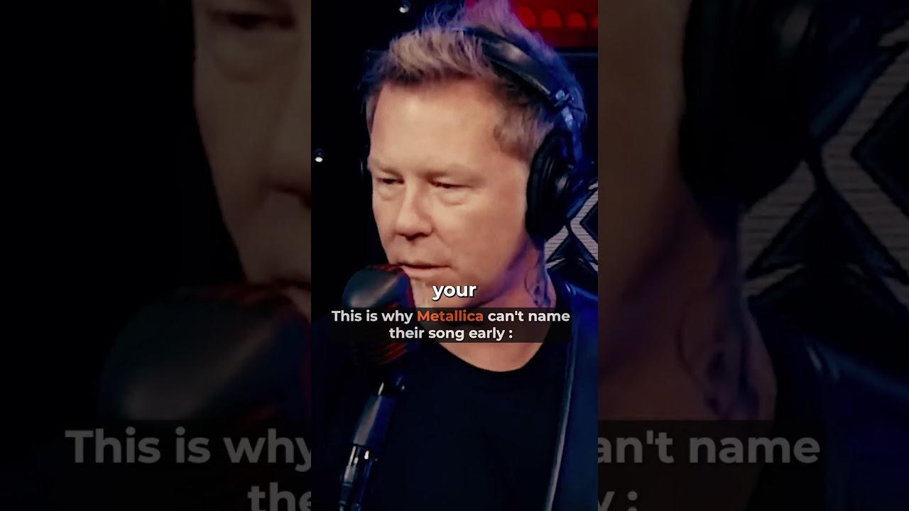 This is how metallica name their songs |  #metallica #jameshetfield #larsulrich #metal