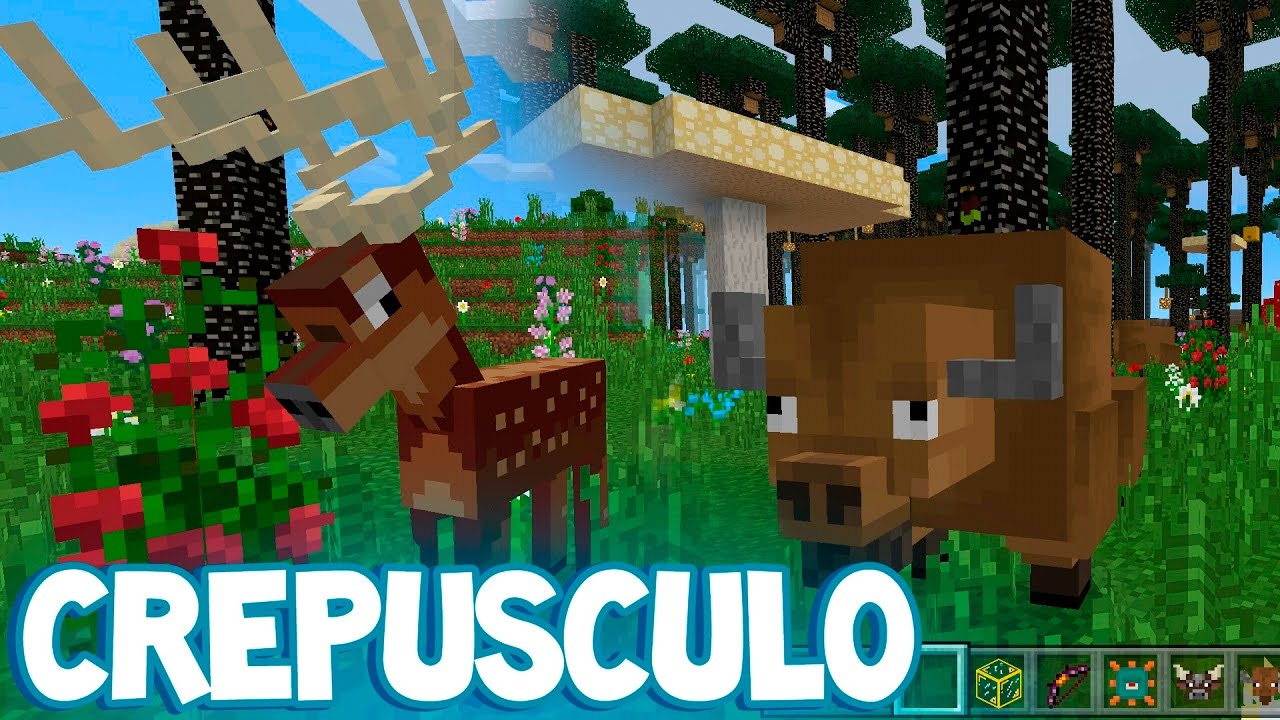 Minecraft PE 0.16.1 - Addon da Twilight Forest - YouTube