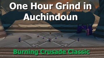 One Hour Grind in Auchindoun--Fel Armament Farming for Aldor--TBC Classic