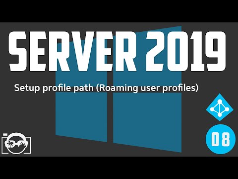 How to setup profile path in windows server 2019 - how to setup roaming user profiles