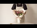 1가지 꽃을 사용한 핸드타이드와 포장/ Bouquet with one type of flower and Wrapping