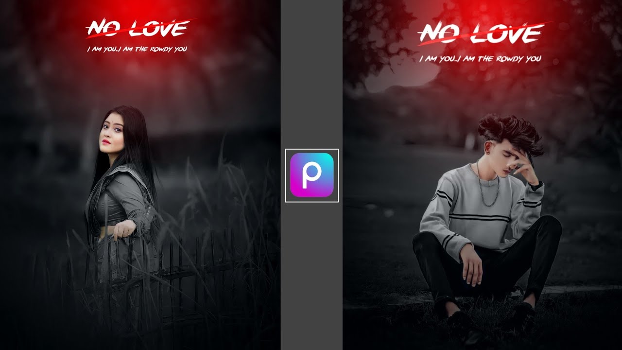 PicsArt no love photo editing new PicsArt creative photo editing
