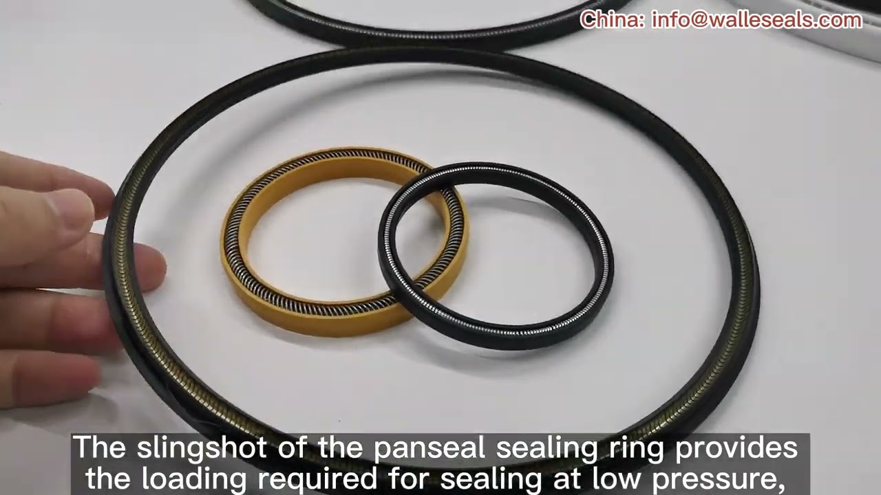 The working principle of spring energized seals