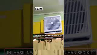 CARA PASANG EXHAUST FAN TANPA BOBOK TEMBOK