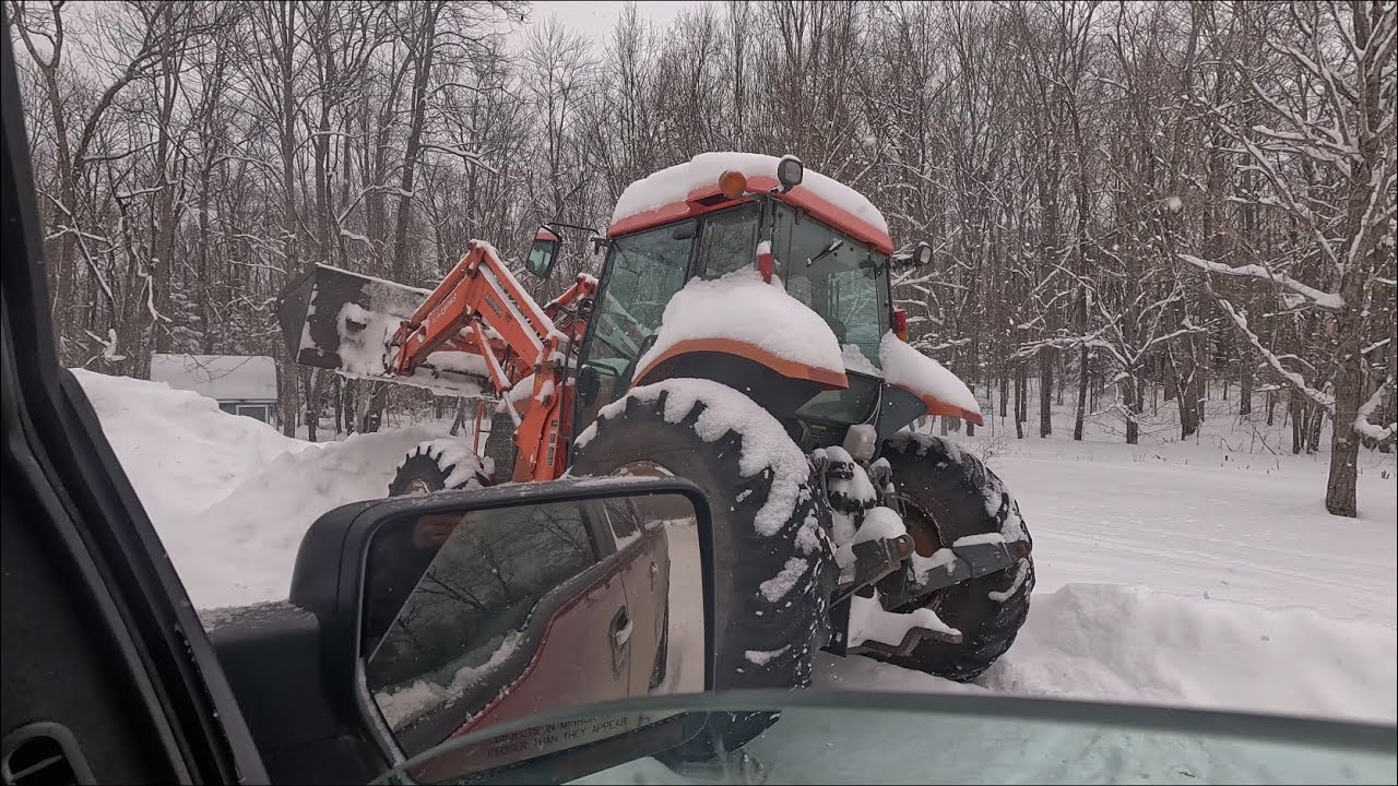 Huge snow storm, tractor troubles 🚜, and restocking dairy supplies…