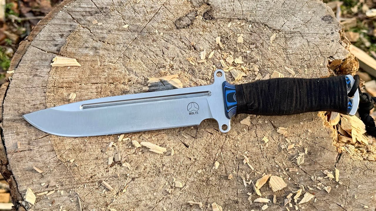 Bolte ‘Jungle Survival’ A8 test 🔥🔪🔥 #knifestuffwedo #knifetest #knifecommunity #fixedblade 