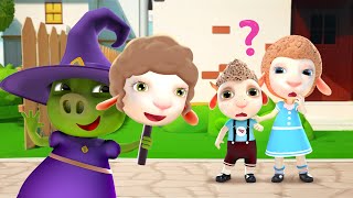 Guess who it is | The witch pranked her friends | Funny Cartoon Animaion for kids