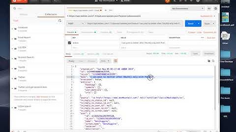 Postman to twitter API