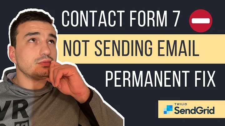 Contact Form 7 Not Sending Email | Permanent Fix