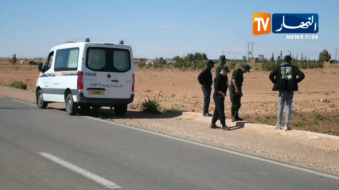 النعامة: الدرك الشرطة  الحماية وكذا الشعب للبحث عن المفقود بلحرمة خثيري بالمشرية