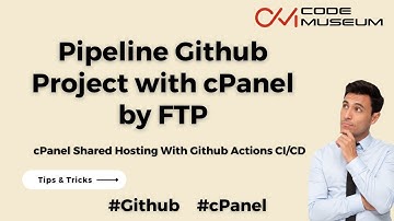 Pipeline & Deploy Github Project into cPanel  With #github  Actions CI/CD by FTP Account