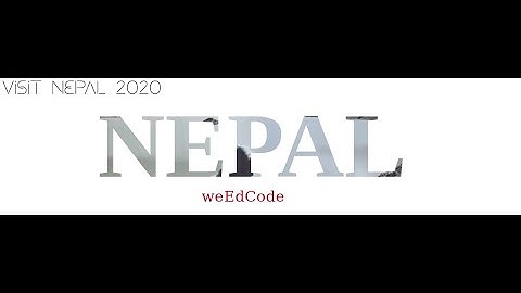 Visit Nepal 2020 || Promotional Video || HTML CSS