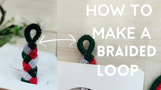 Beginning Loop With An Odd Number Of Thread / Friendship Bracelet Loop Odd Number