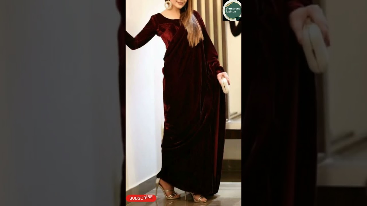 Velvet saree designs 🤩🤩