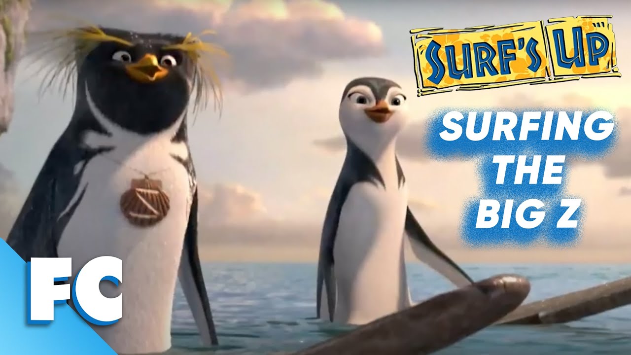 SURFS UP(S）L Surf's Up | Learning How To Surf With Big Z Scene | Free HD