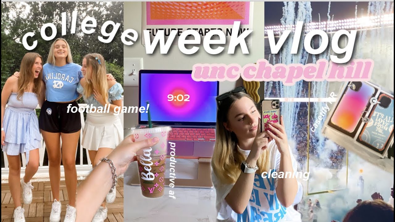 College Week in My Life at UNC Chapel Hill 🦋🌸 football game, clean with me, casetify unboxing!