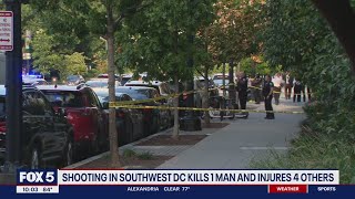 1 man killed, 4 others injured in DC apartment shooting