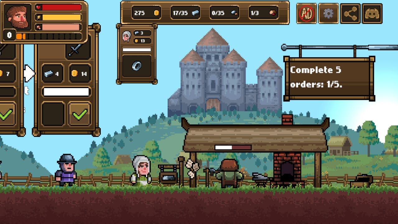 Hammer & Steel: idle business Game Gameplay Android Mobile