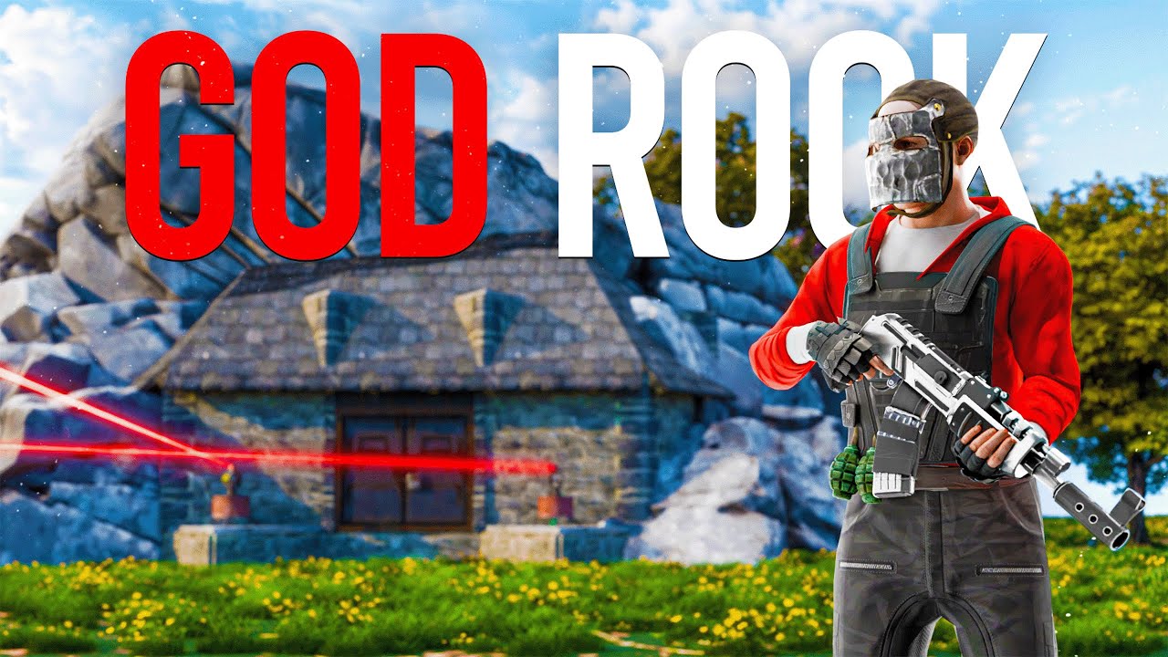 All God Rocks Rust We Built an UNRAIDABLE God Rock Base on Force Wipe in Rust - YouTube