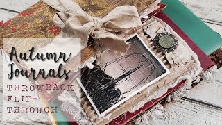 Fall Journals Flip-Through | Throwback | Ephemera's Vintage Garden
