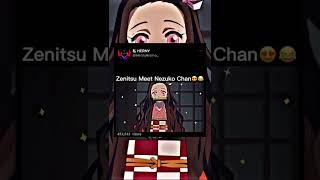 Nezuko Chan😍 #Shorts #Anime #Demonslayer #Nezukochan #Nezuko #Zenitsu #Tanjiro #Animeedit #Animes