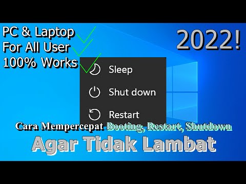 Video: Bagaimana cara mempercepat startup dan shutdown Windows?