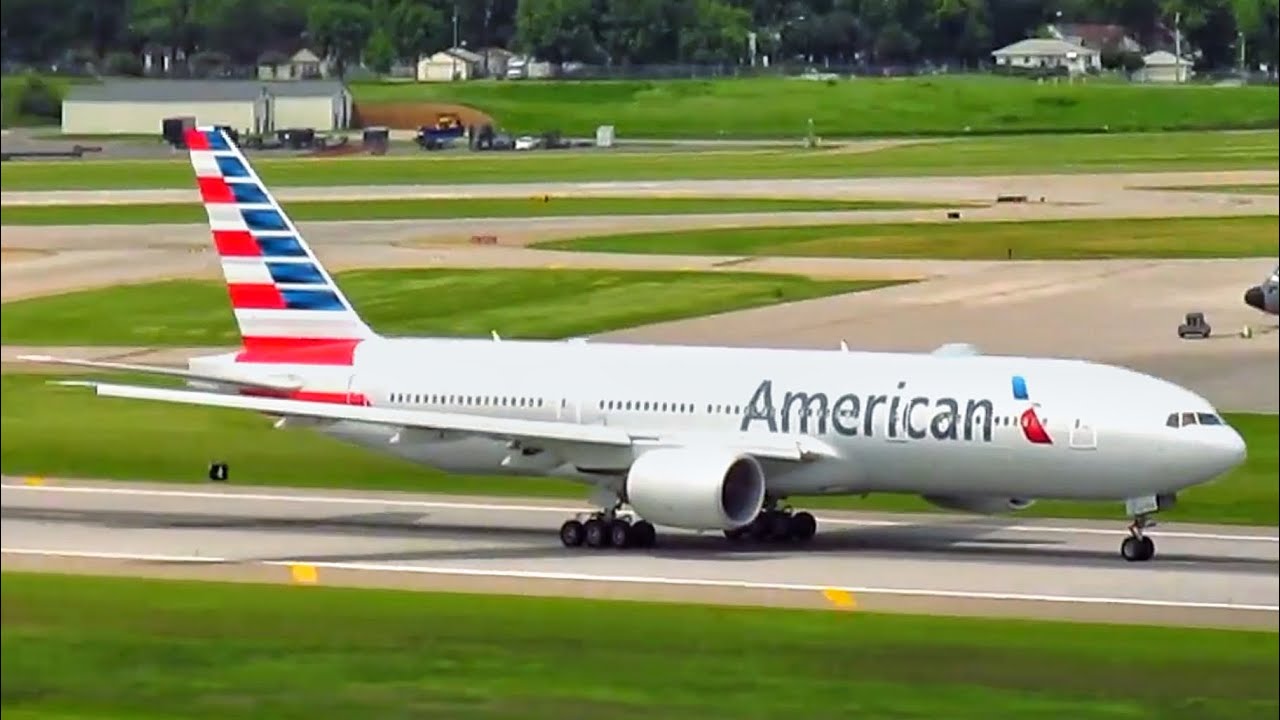 *RARE* American Airlines B777-232(ER) [N785AN] Takeoff | Minneapolis/ St. Paul Intl’ Airport