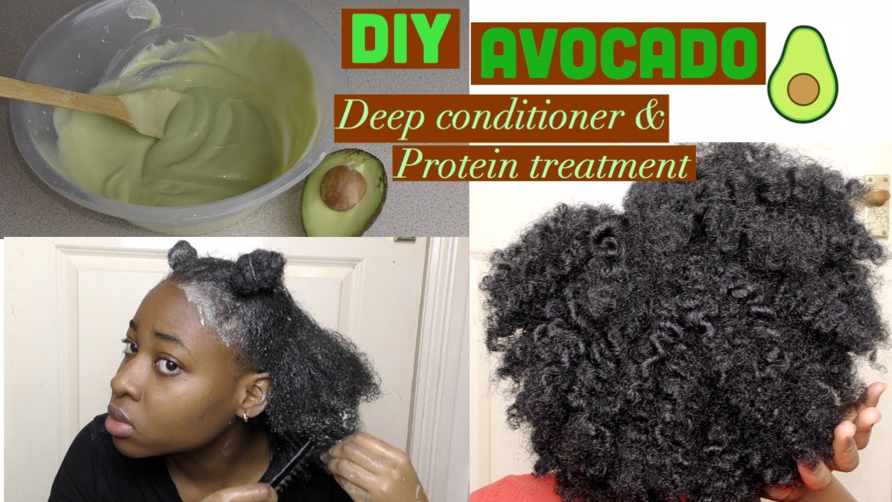 HOW TO DIY AVOCADO deep conditioner & protein treatment for DRY or