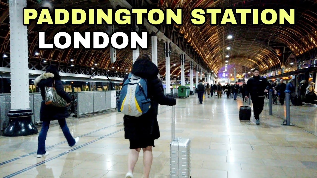 Crazy Busy! Rush Hour Paddington Station | London Walking Tour 4K