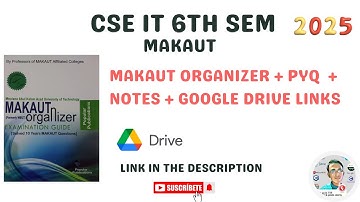 Makaut Organizer PYQ NOTES for 6th sem Btech CSE IT▶️Exam 2025 #makaut #cseit #computerscience #exam