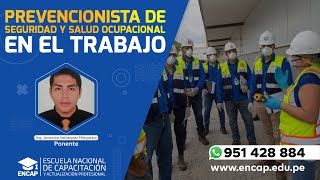 CURSO: PREVENCIONISTA DE SEGURIDAD Y SALUD OCUPACIONAL EN EL TRABAJO   2024