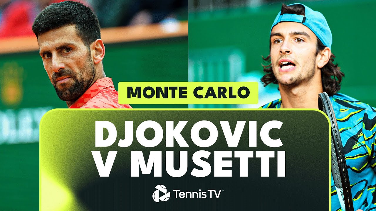 DRAMATIC Novak Djokovic vs Lorenzo Musetti Match! Monte Carlo 2023 Highlights