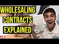 Wholesaling Real Estate Contracts Explained (FREE CONTRACTS)