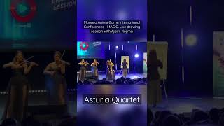 Asturia Quartet . Live drawing session with Ajami Kojima.