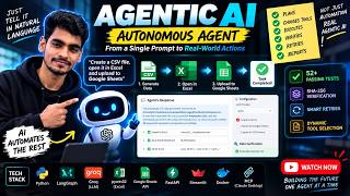 I Built an Autonomous Agentic AI Agent That Controls Excel & Google Sheets 🤖 | Agentic AI